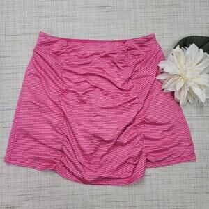 Soybu Striped Ruched Athletic Tennis Skirt Small‎